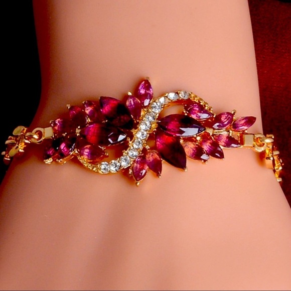 Party and gift ruby bracelet - Picture 5 of 6